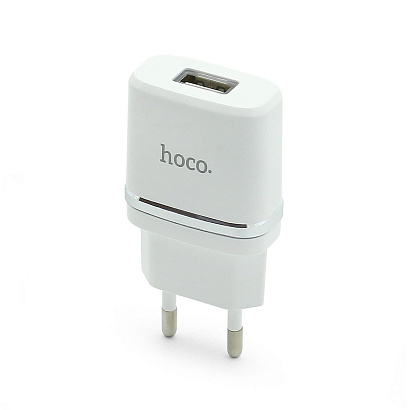 СЗУ с выходом USB Hoco C11 (1A) белое
