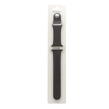 Силиконовый ремешoк для часов Apple Watch 42/44мм серый (015) (S)