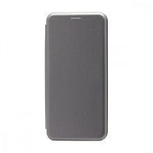 Чехол-книжка BF модельный (силикон/кожа) для Samsung Galaxy A23 серебристый