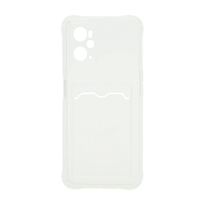 Чехол с кармашком для Realme 9i 4G/Oppo A96 4G прозрачный (001)