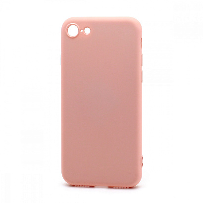 Чехол Silicone Case NEW ERA (накладка/силикон) для Apple iPhone 7/8/SE 2020 светло розовый.