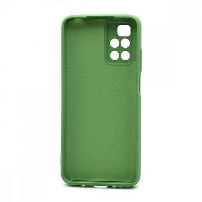 Чехол Silicone Case NEW ERA (накладка/силикон) для Xiaomi Redmi 10 зеленый
