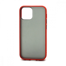Чехол Shockproof силикон-пластик для Apple iPhone 13 Mini/5.4 красно-черный