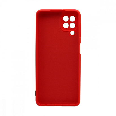 Чехол Silicone Case NEW ERA (накладка/силикон) для Samsung Galaxy A22 красный