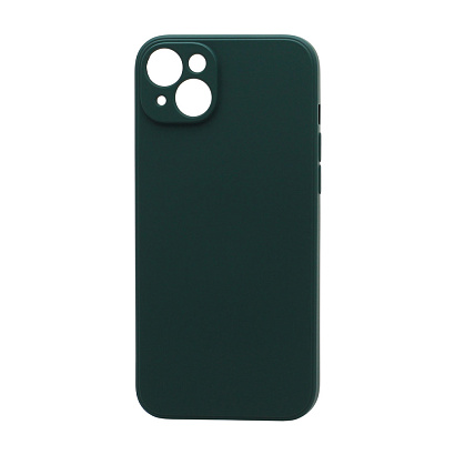 Чехол Silicone Case NEW ERA (накладка/силикон) для Apple iPhone 14 Plus/6.7 темно зеленый