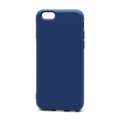 Чехол Silicone Case NEW ERA (накладка/силикон) для Apple iPhone 6/6S синий