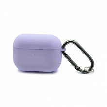 Чехол для наушников AirPods Pro Silicone Case Premium светло-фиолетовый