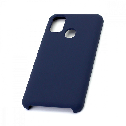 Чехол Silicone Cover Color для Samsung Galaxy M21/M30S (008) темно синий