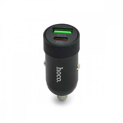 АЗУ с выходом USB Hoco Z32B Speed up (1USB/1USB PD/PD+QC3.0) черное