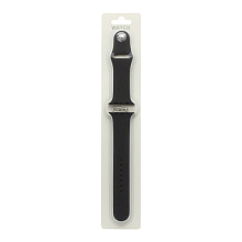 Силиконовый ремешoк для часов Apple Watch 42/44мм черный (018) (L)