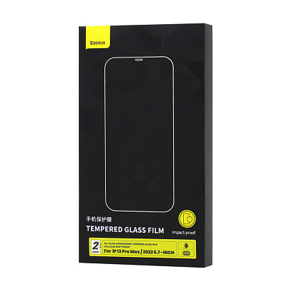 Защитное стекло BASEUS SuperCeramic Dust-proof для Apple iPhone 13 Pro Max/14 Plus (SGBL210202) 2шт 