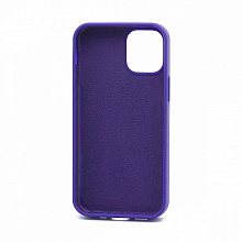 Чехол Silicone Case без лого для Apple iPhone 12 mini/5.4 (полная защита) (030) фиолетовый