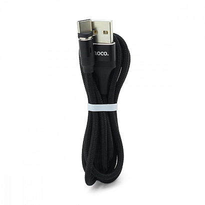 Кабель USB - Type-C HOCO U76 "Fresh magnetic" (2А, 120см) черный