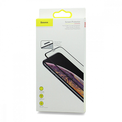 Защитное стекло BASEUS для Apple iPhone 11 Pro/X/XS черное (SGAPIPH58-WD01)