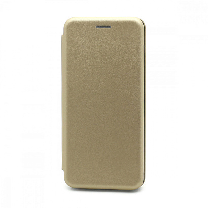 Чехол-книжка BF модельный (силикон/кожа) для Samsung Galaxy A22 золотистый