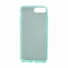 Чехол Fashion с блестками силикон-пластик для Apple iPhone 7/8 Plus зеленый