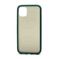Чехол Shockproof Lite силикон-пластик для Apple iPhone 11/6.1 зелено-оранжевый
