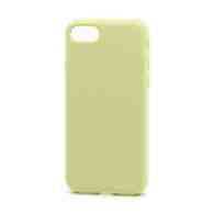 Чехол Silicone Case без лого для Apple iPhone 7/8/SE 2020 (полн. защ) (051) светло желтый