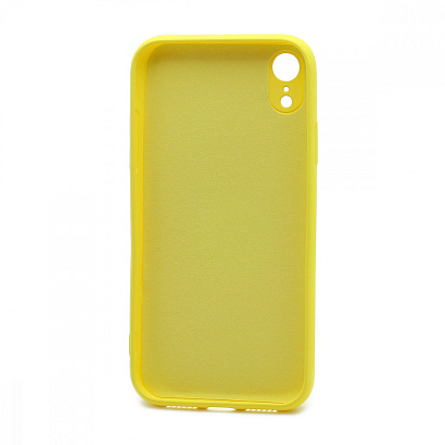 Чехол Silicone Case NEW ERA (накладка/силикон) для Apple iPhone XR желтый
