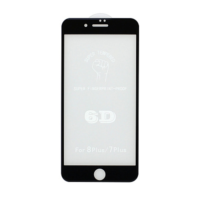 Защитное стекло 6D Premium для Apple iPhone 7 Plus/8 Plus черное