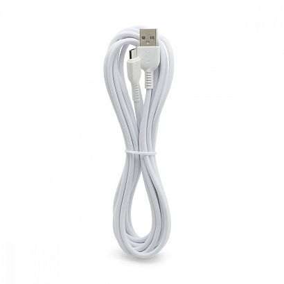 Кабель USB - Micro USB HOCO X20 "Flash" (2A, 300см) белый