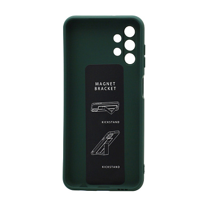 Чехол Magnetic Stend 2 для Samsung A13 (007) темно зеленый