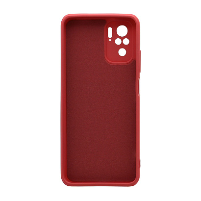Чехол Silicone Case NEW ERA (накладка/силикон) для Xiaomi Redmi Note 10/Redmi Note 10S малиновый
