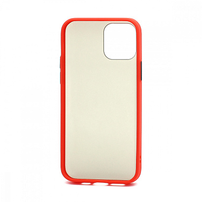 Чехол Shockproof Lite силикон-пластик для Apple iPhone 12/12 Pro/6.1 красно-черный