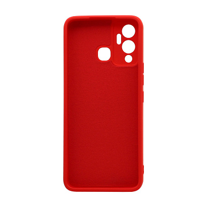 Чехол Silicone Case NEW ERA (накладка/силикон) для Infinix Hot 12 Play красный