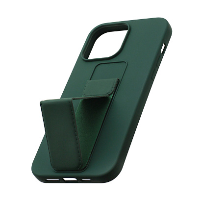 Чехол Magnetic Stend 2 для Apple iPhone 14 Pro Max/6.7 (007) темно зеленый