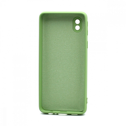 Чехол Silicone Case NEW ERA (накладка/силикон) для Samsung Galaxy A01 Core зеленый