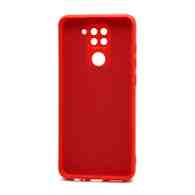 Чехол Silicone Case NEW ERA (накладка/силикон) для Xiaomi Redmi Note 9 красный
