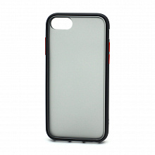 Чехол Shockproof силикон-пластик для Apple iPhone XR черно-красный