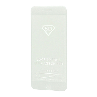 Защитное стекло Full Glass для Apple iPhone 6 Plus/6S Plus белое (Full GC) тех. пак