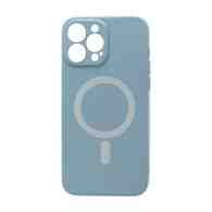 Чехол Magnet для Apple iPhone 13 Pro Max/6.7 (Soft Touch/MSafe) серый