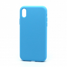 Чехол для Apple iPhone XR (полная защита) голубой
