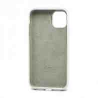 Чехол Silicone Case с лого для Apple iPhone 11/6.1 (полная защита) (009) белый