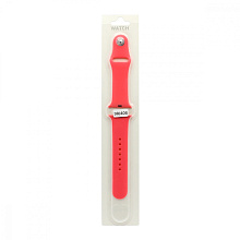 Силиконовый ремешoк для часов Apple Watch 38/40мм розовый (029) (S)