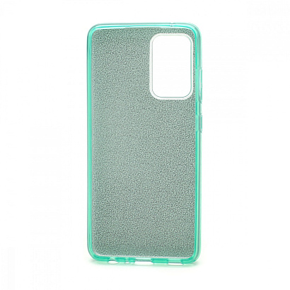 Чехол Fashion с блестками силикон-пластик для Samsung Galaxy A52 зеленый