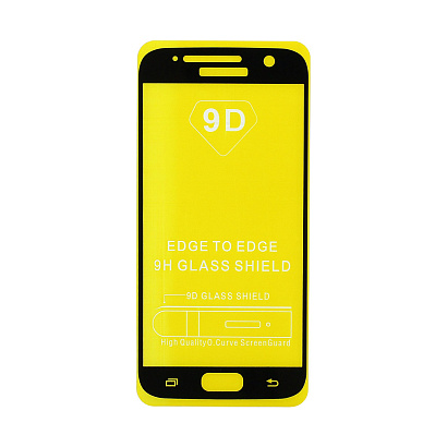 Защитное стекло Full Glass для Samsung Galaxy S7 (G930) черное (Full GC) тех. пак
