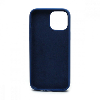 Чехол Silicone Case без лого для Apple iPhone 13 Pro Max/6.7 (полная защита) (020) синий