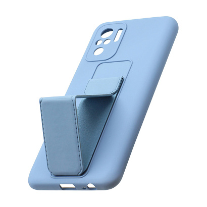 Чехол Magnetic Stend 2 для Xiaomi Redmi Note 10/Redmi Note 10S (008) голубой