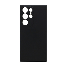 Чехол Silicone Case NEW ERA (накладка/силикон) для Samsung Galaxy S23 Ultra черный