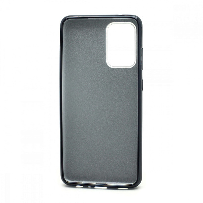 Чехол Fashion с блестками силикон-пластик для Samsung Galaxy A72 черный