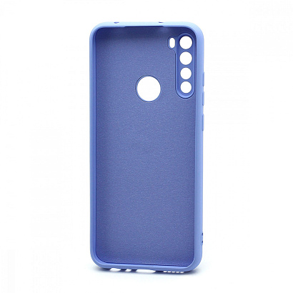 Чехол Silicone Case NEW ERA (накладка/силикон) для Xiaomi Redmi Note 8T голубой