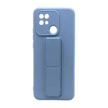 Чехол Magnetic Stend 2 для Xiaomi Redmi 10C (008) голубой
