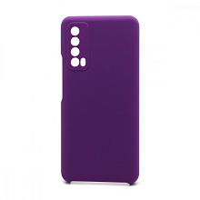 Чехол Silicone Cover Color для Huawei P Smart 2021/Y7a (014) фиолетовый