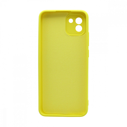 Чехол Silicone Case NEW ERA (накладка/силикон) для Samsung Galaxy A03 желтый