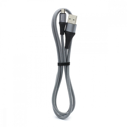 Кабель USB - Micro USB HOCO X50 "Excellent" (2.4А, 100см) серый