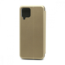 Чехол-книжка BF модельный (силикон/кожа) для Samsung Galaxy A22 золотистый